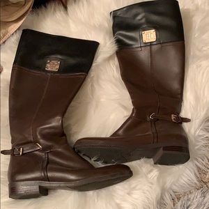 Tommy Hilfiger Boots Brown Black 6M